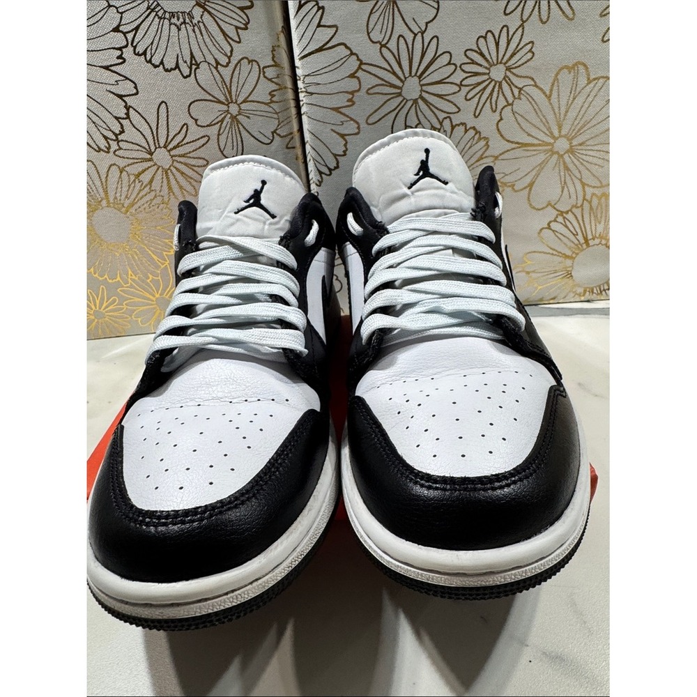 Nike Air Jordan 1 Low Panda White Black Womens 10 - Picture 8 of 9